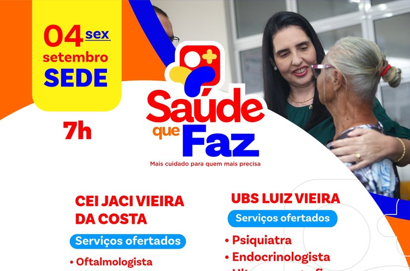 Saúde de Campo Alegre oferta vários serviços nesta sexta em mais uma edição do Saúde que Faz