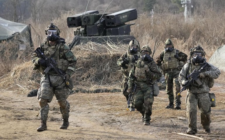Coreia do Norte condena exercícios militares entre EUA e Coreia do Sul e promete autodefesa, diz MD