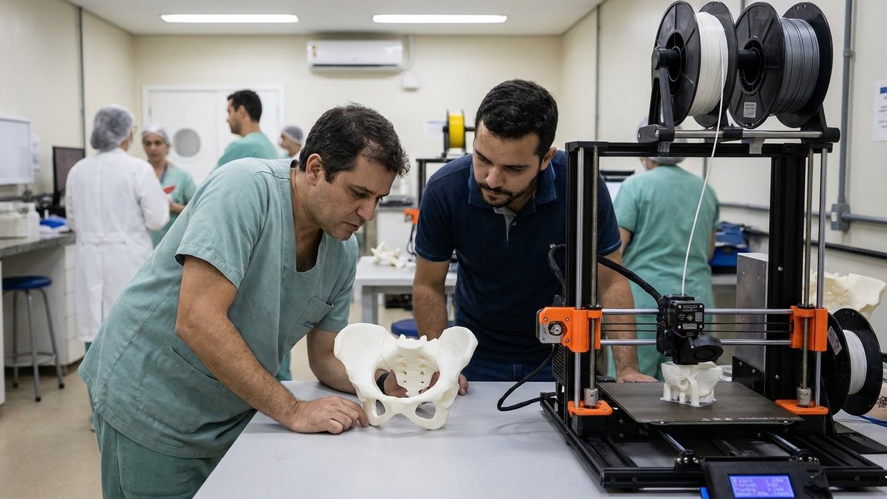 Hospital universitário do Rio usa tecnologia 3D para planejar cirurgias pelo SUS