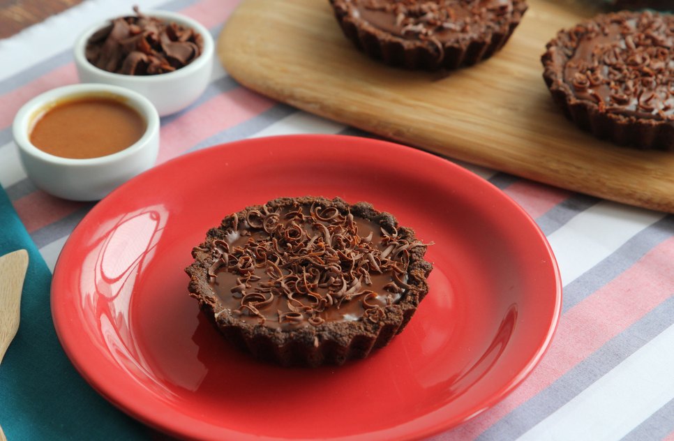 tortinha de chocolate