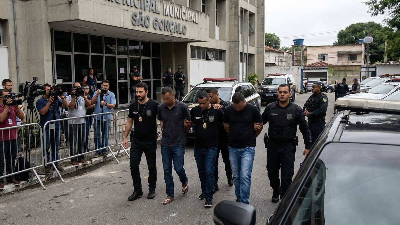 MPRJ denuncia e prende três policiais civis por cobrança de propina a empresas de São Gonçalo