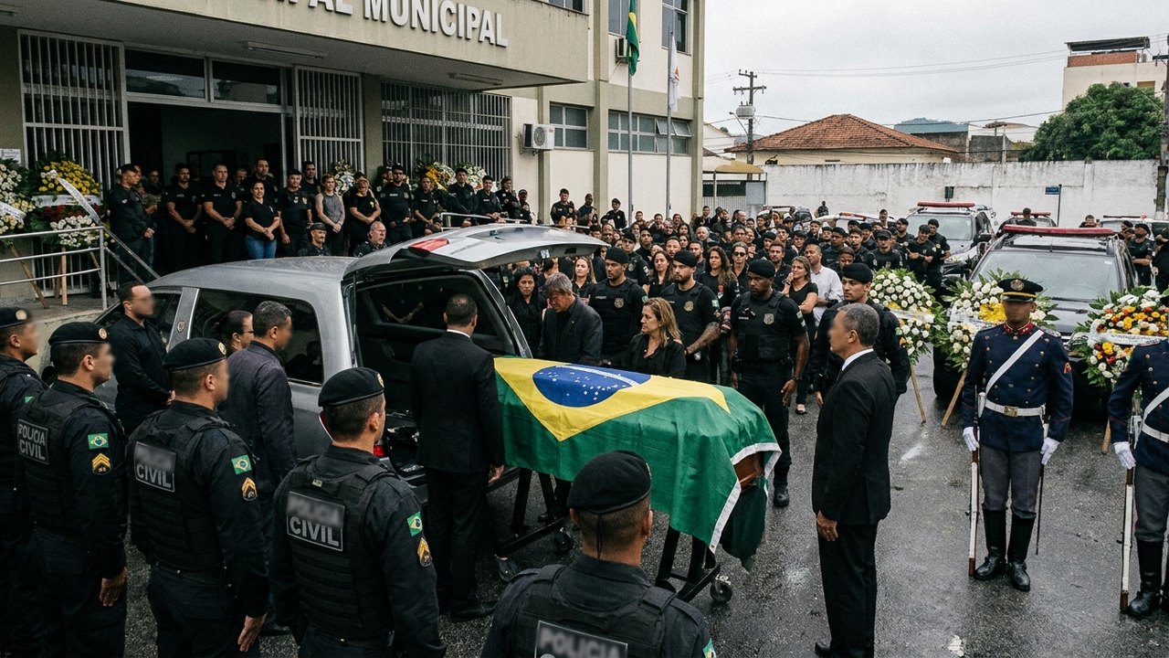 Niterói se despede de policial civil morto durante diligência no Muquiço