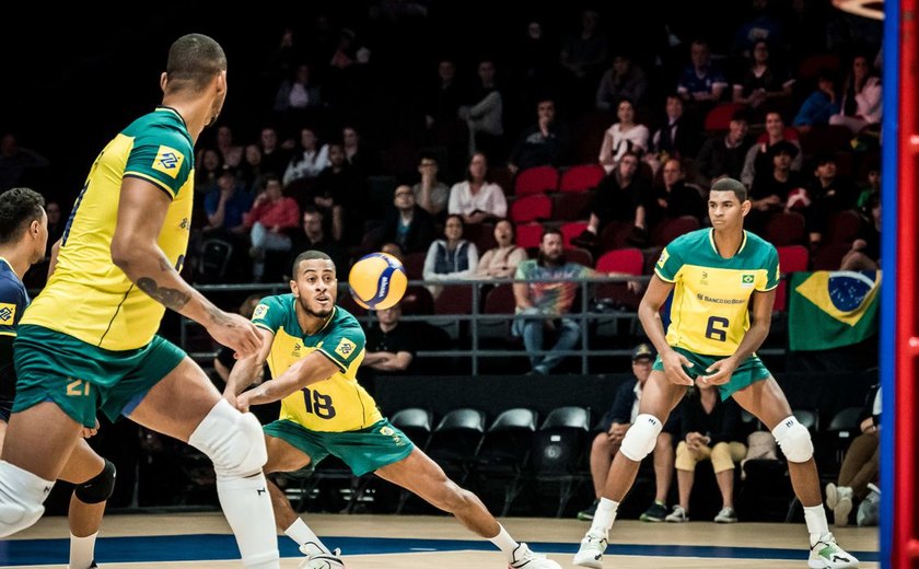 Brasil e Argentina duelam pela Liga das Nações de vôlei masculino