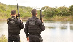 AGENTES-EM-INTERIOR-ARMA-SIMULACAO-MATO-BALACLAVA-8-1024x683 / Foto: Foto: SSP/SE