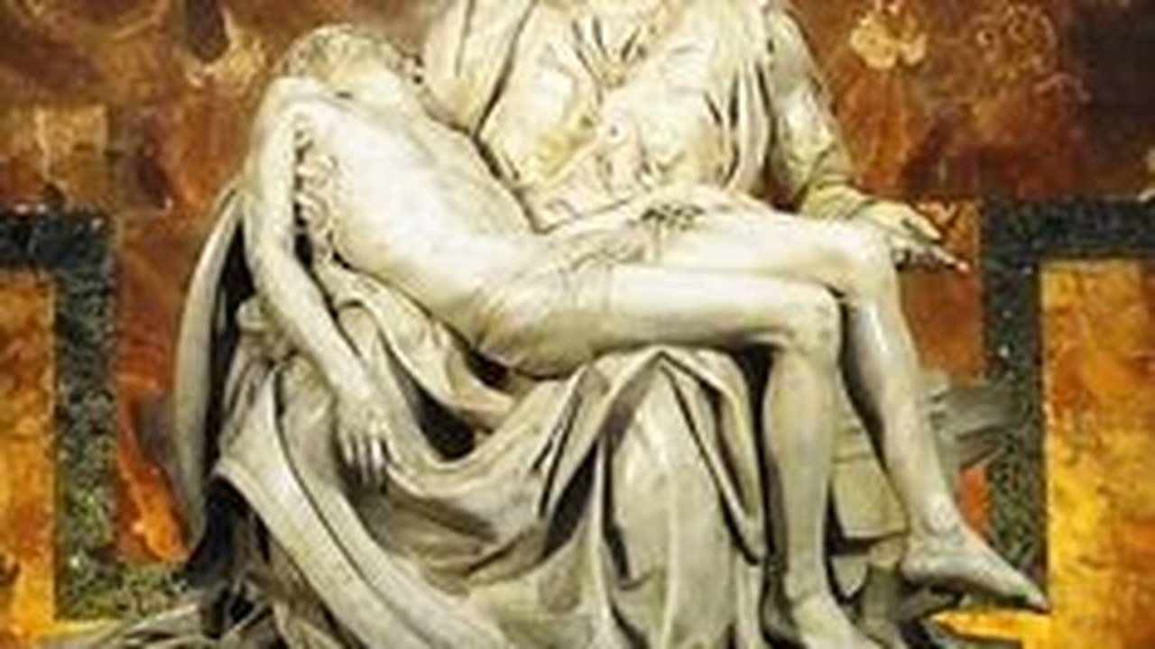 escultura que representa Virgem Maria durante parto de Jesus é decapitada por vândalos
