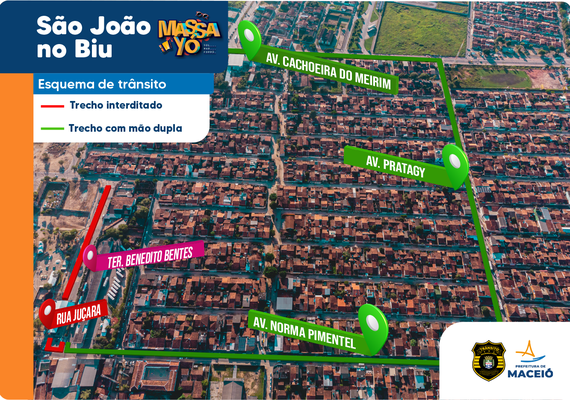 Confira o funcionamento do trânsito e das linhas de ônibus no Benedito Bentes durante o São João