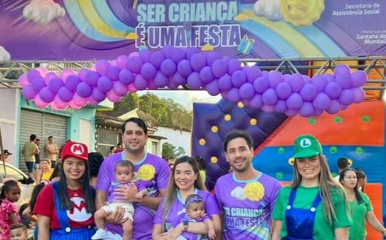 Ser criança é uma festa: prefeitura de Santana do Mundaú promove grande comemoração