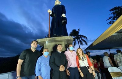 Vereadores prestigiam inauguração do Mirante Padre Cícero II em Santana do Mundaú