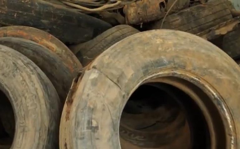 Otávio Lessa participa de inauguração de Usina de reciclagem de pneus