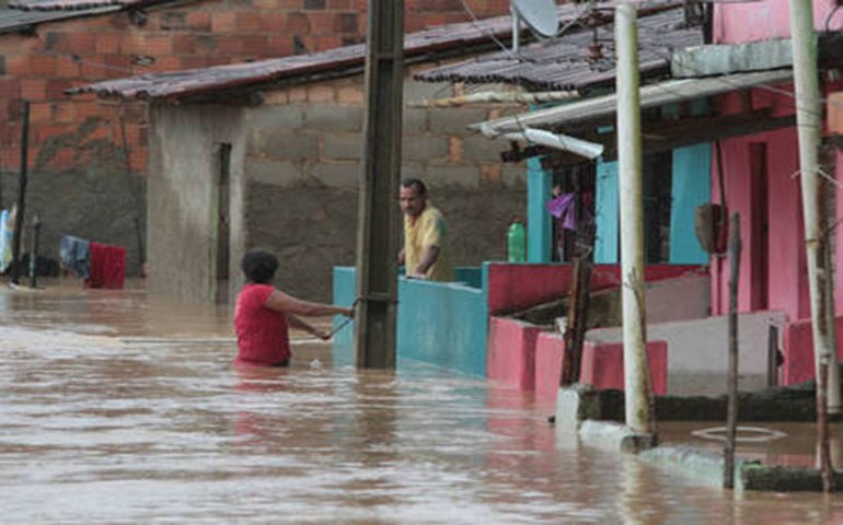 Já são 24 mil os desalojados em Alagoas, em consequência das chuvas