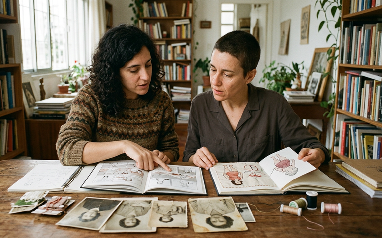 Heranças femininas bordadas em história: Bea Lema e Sole Otero investigam o próprio passado familiar em ‘O corpo de Cristo’ e ‘Naftalina’