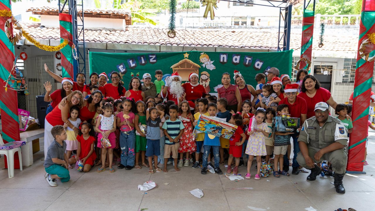 Batalhão de Trânsito realiza ação solidária em escola da rede pública de ensino
