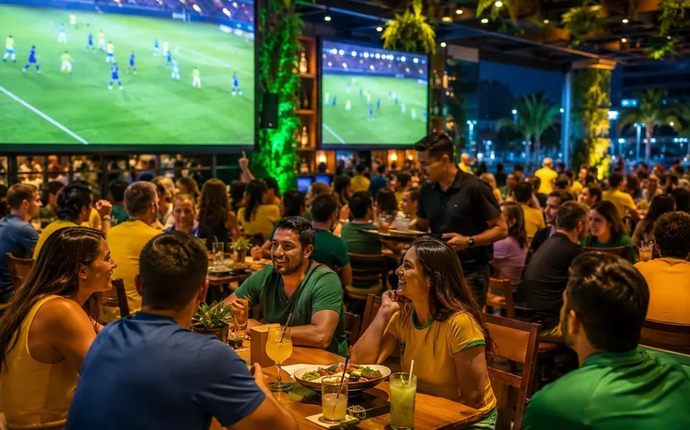Copa do Mundo deve impulsionar faturamento de bares e restaurantes em até 30% em Alagoas