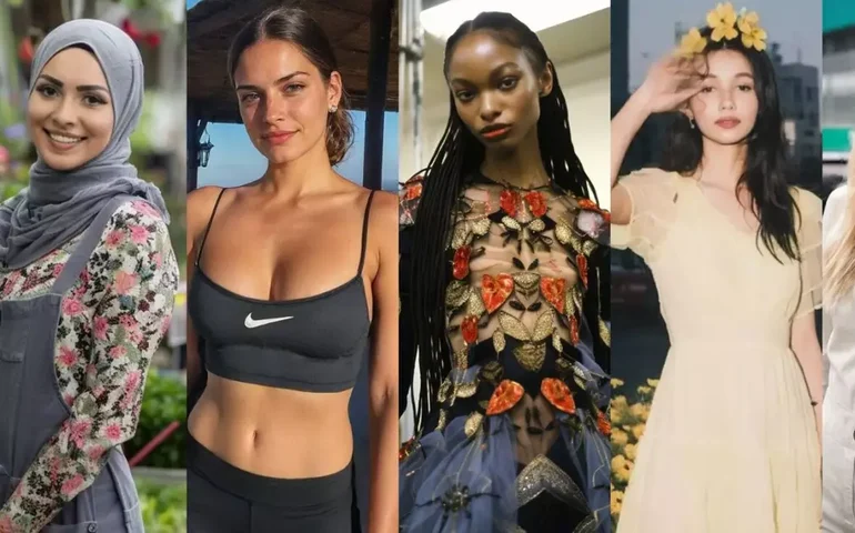 Saiba quem é a modelo brasileira que disputou nesta semana o primeiro Miss IA