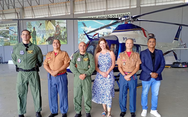 DEA recebe diretora do Fundo Nacional de Segurança Pública para discutir cooperação em aviação