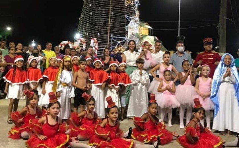 Prefeitura de Branquinha promove encerramento do Natal com distribuições de cestas, inaugurações e apresentações