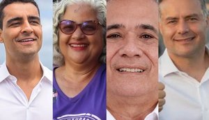 JHC, Lenilda Luna, Márcio Jambo e Renan Filho / Foto: reprodução/montagem Agora Alagoas