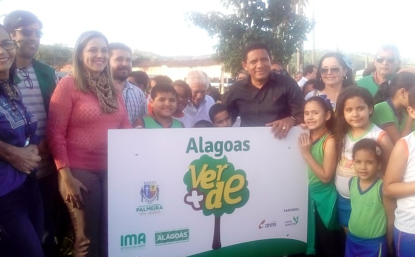 Palmeira passa a fazer parte do projeto Alagoas Mais Verde