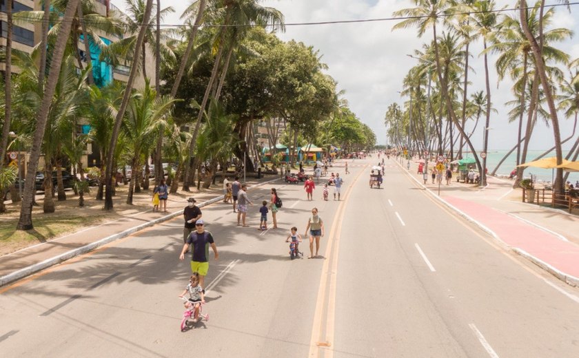 “Rua Aberta” da Ponta Verde não será liberada neste domingo (07)