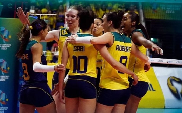 Brasil domina Argentina e faz mais um 3 a 0 no Sul-Americano de vôlei