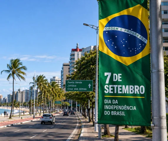 7 de Setembro altera funcionamento de bancos, comércio e órgãos públicos em Alagoas