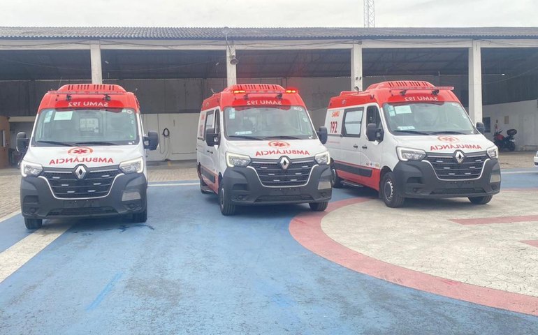 Novas ambulâncias do Samu ampliam a capacidade de atendimentos de urgência e emergência em Alagoas