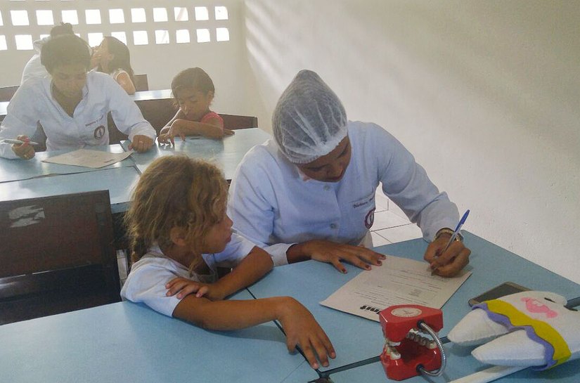 Projeto realiza ações de prevenção e tratamento dentário no Lar São Domingos