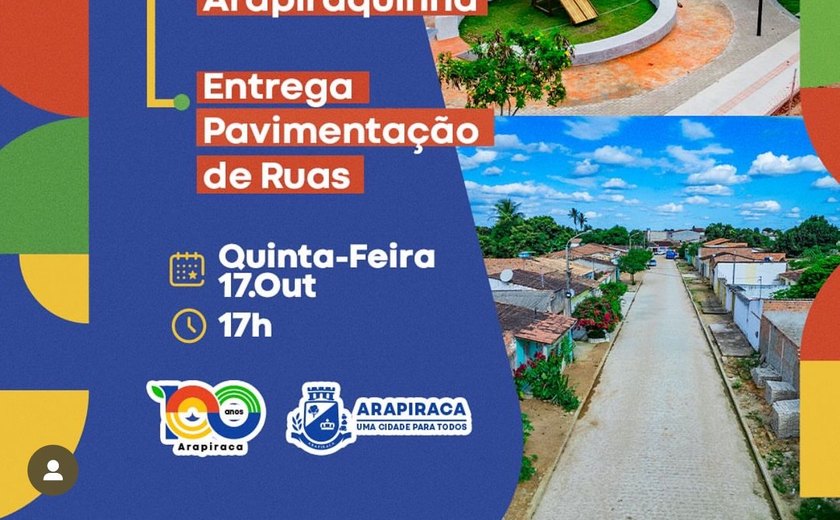 Prefeitura de Arapiraca entrega nova praça e biblioteca pública