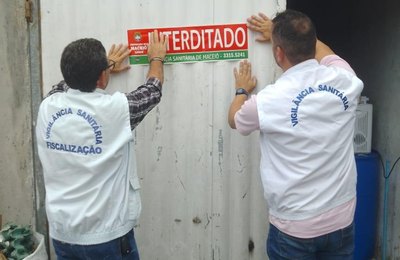 Vigilância Sanitária interdita padaria no Eustáquio Gomes por irregularidades