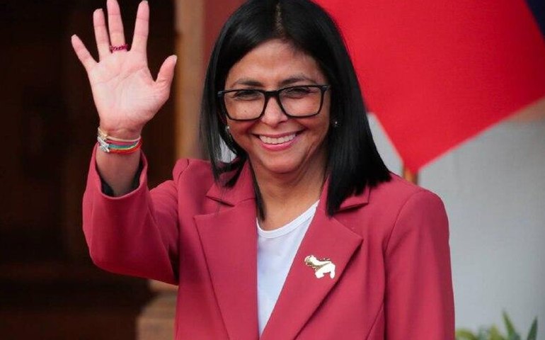 Delcy Rodríguez agradece a Trump pelo reconhecimento de seu governo