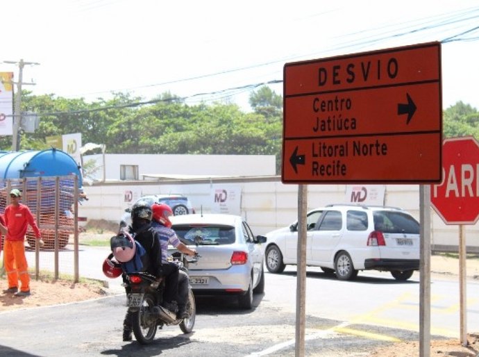 Desvio de tráfego na AL-101 Norte sofrerá nova alteração a partir de quinta