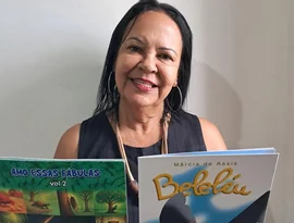 Márcia de Assis destaca o valor da autoestima e dos bons hábitos em apresentação no Lar da Menina