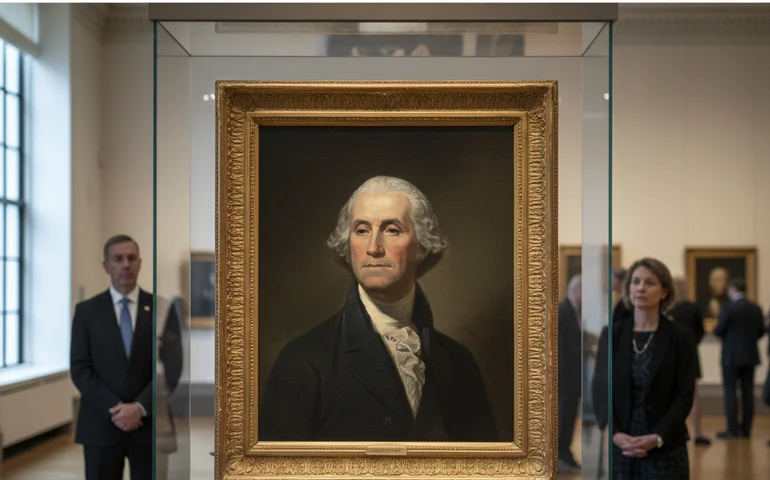 Retrato de George Washington que inspirou nota de um dólar vai a leilão em Nova York e pode chegar a R$ 5 milhões