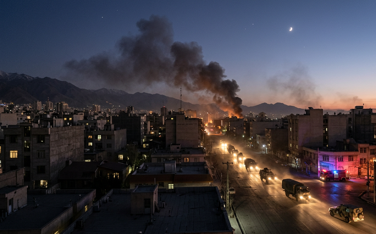 Novas imagens revelam ataques israelenses em Teerã