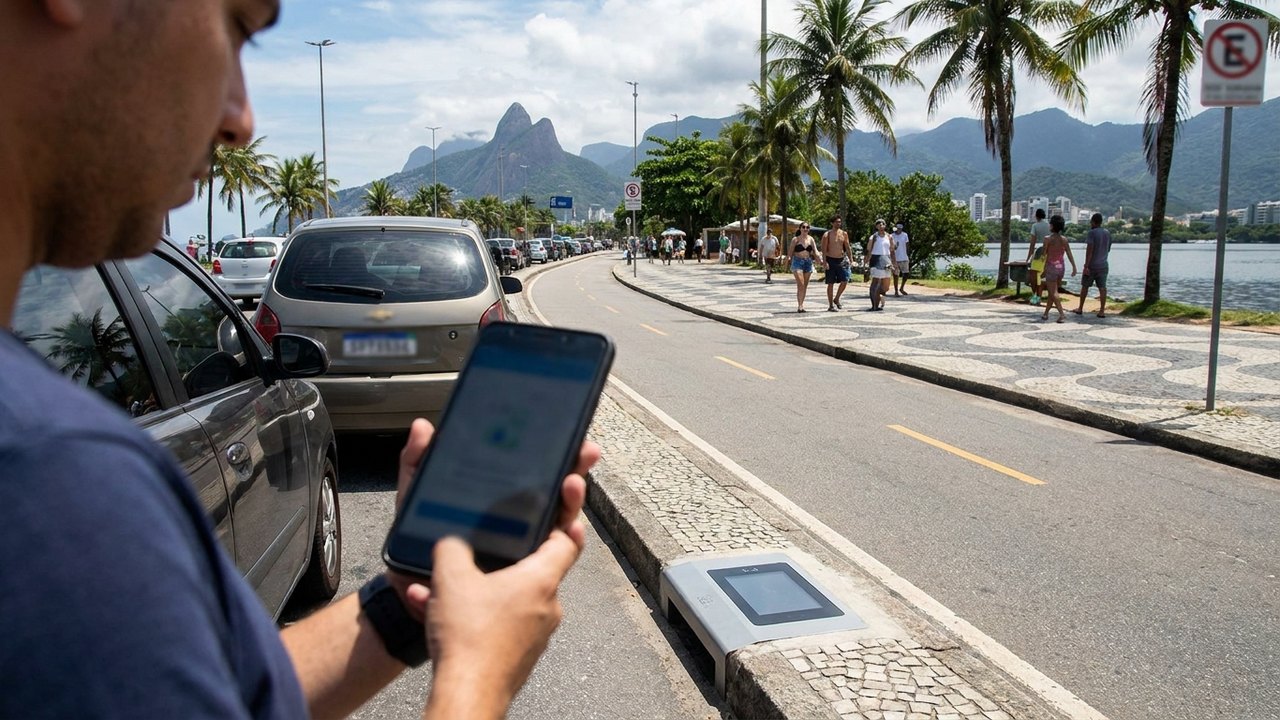 Fim dos talões de estacionamento: prefeitura regulamenta Rio Rotativo Digital, que usará app Jaé; início será na Lagoa
