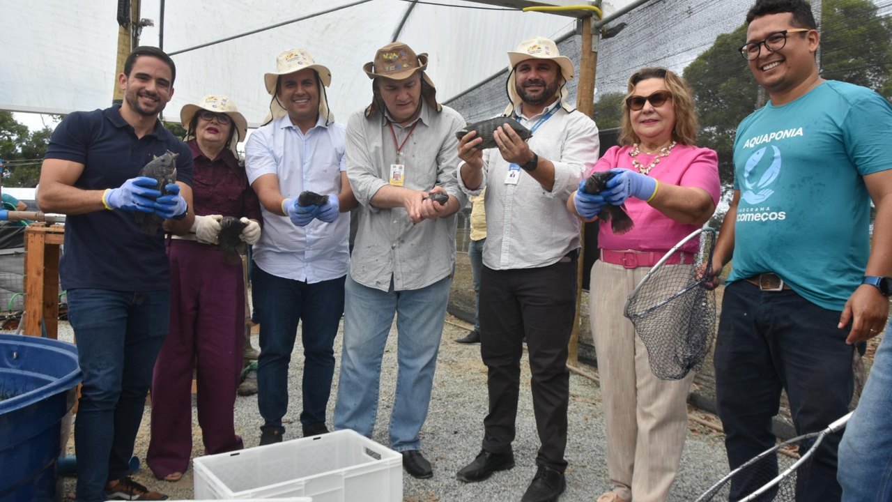 Parceria resulta em primeiro cultivo de peixes no sistema prisional