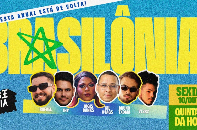 Brasilônia: O grito delas! enaltece a brasilidade em festa LGBTQIAPN+ no Quintal da Hop