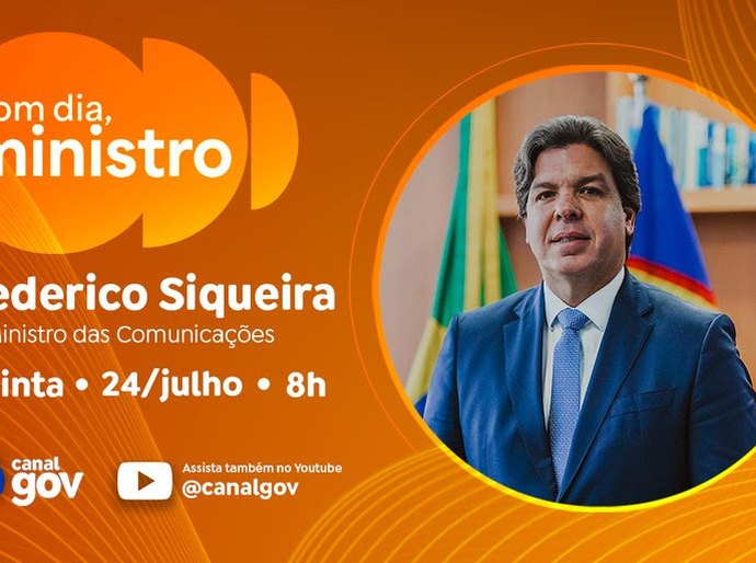 Frederico Siqueira apresenta programas de inclusão digital no Bom Dia, Ministro