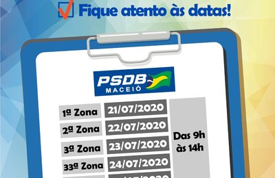 PSDB se reorganiza em Maceió com seis convenções em videoconferência