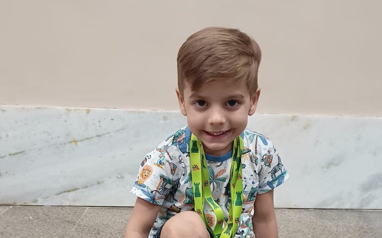 Título do Campeonato Brasileiro de Xadrez de Menores fica com um atleta mirim de Alagoas