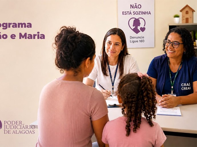 Programa João e Maria reforça assistência a vítimas de violência doméstica em Maceió