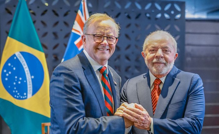 Lula postou nas redes sociais sobre a reunião com o primeiro-ministro australiano 