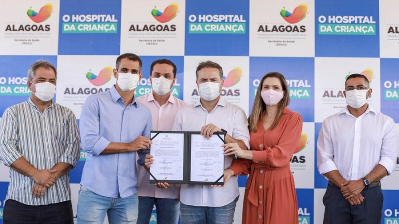 Voltado para crianças: Governo inicia construção do sexto hospital em Alagoas