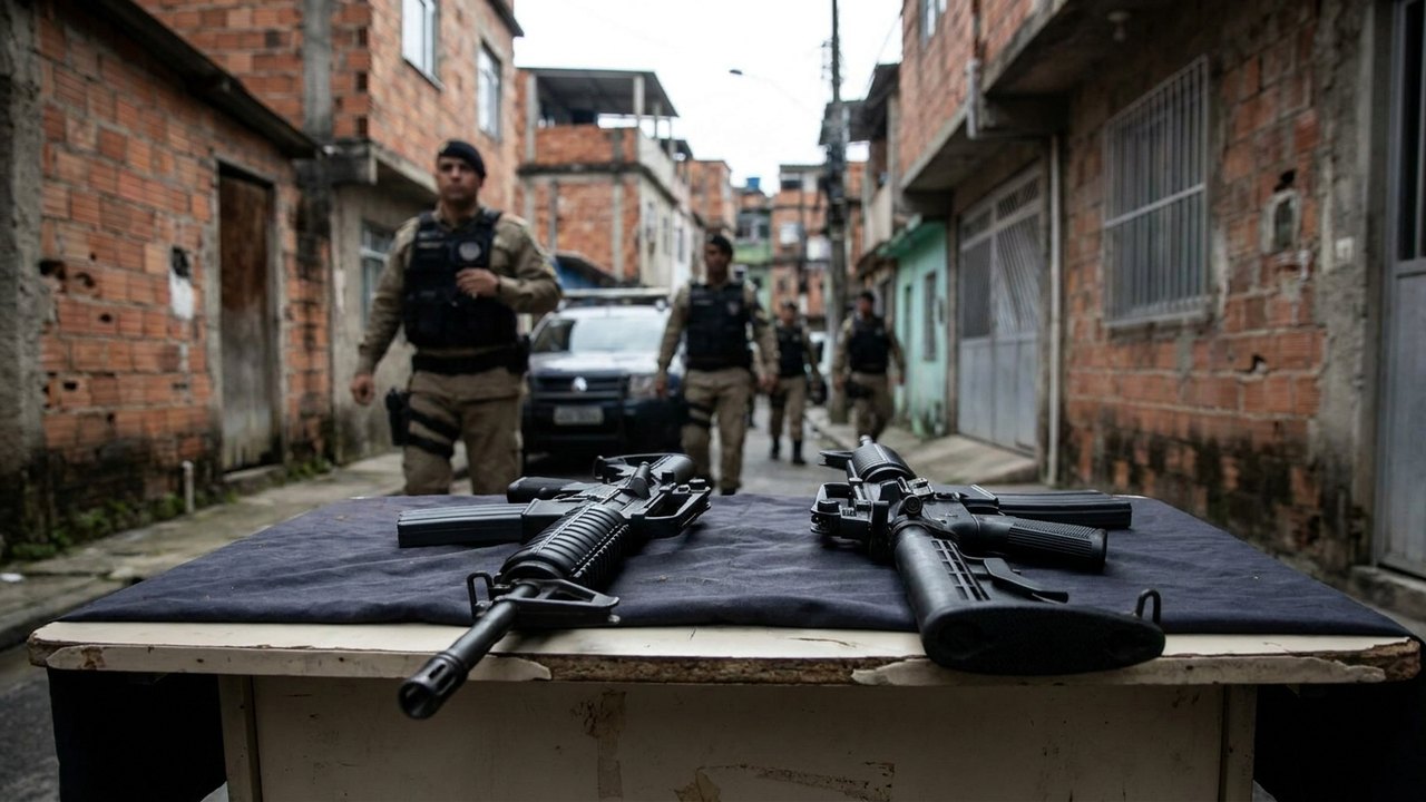 PM apreende dois fuzis em operação contra facções rivais em Cordovil
