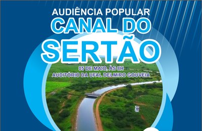 Semarh promove audiência popular sobre o Canal do Sertão na sexta-feira (5)