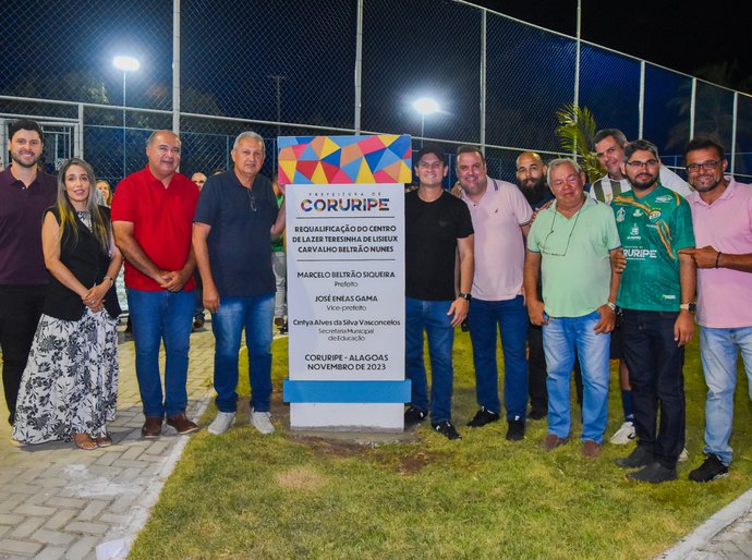 Prefeito Marcelo Beltrão entrega a requalificação do Centro de Lazer Terezinha de Lisieux no Poxim