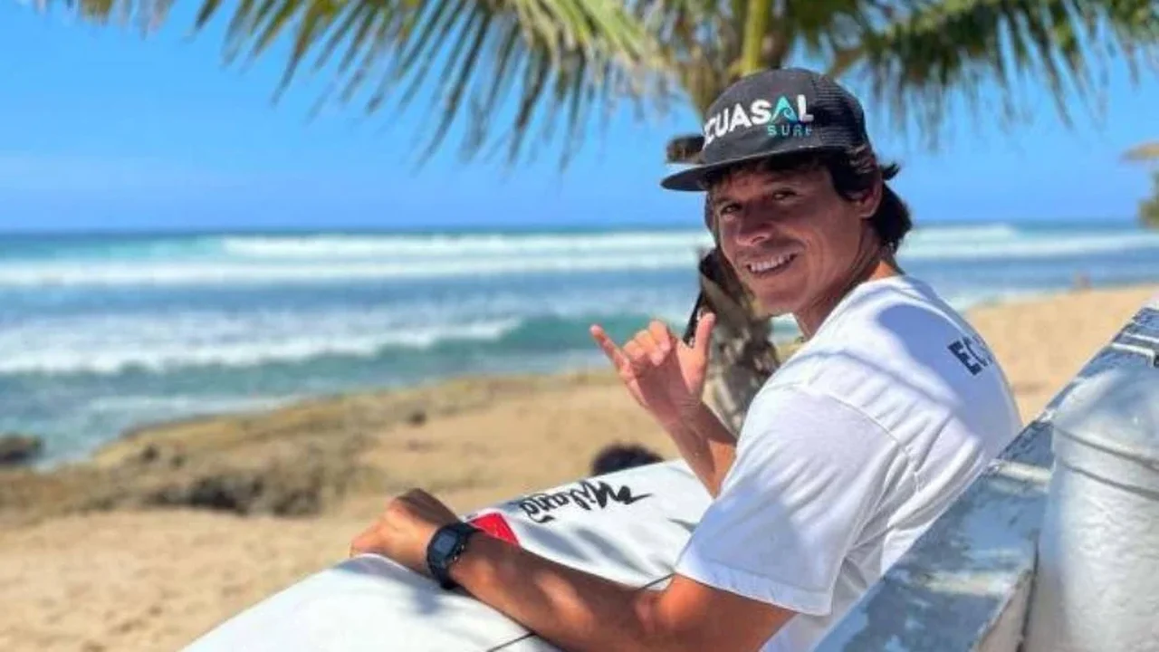 Surfista equatoriano morre de infarto aos 34 anos