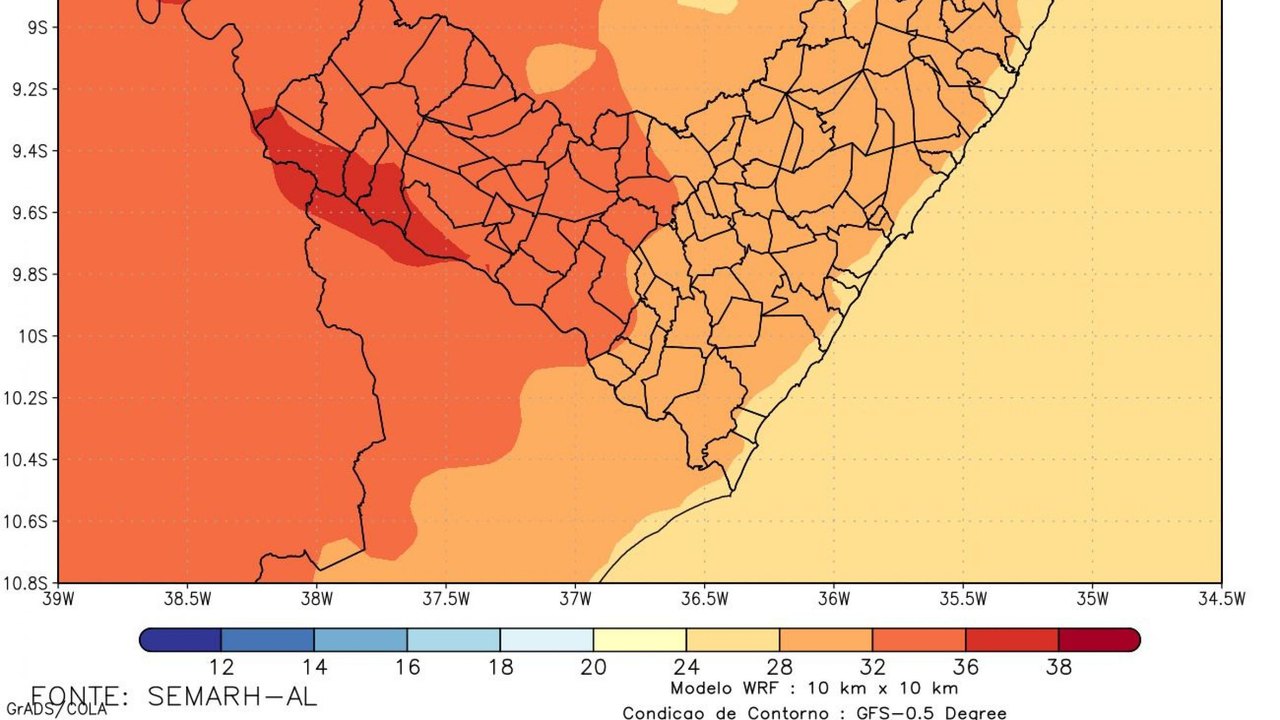 Verão 2024/2025 em Alagoas deve ser de altas temperaturas e chuvas abaixo da média