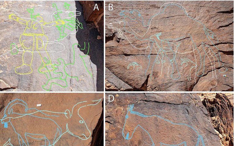 Achado arqueológico expõe identidade cultural de 12 mil anos na Arábia Saudita (FOTOS)