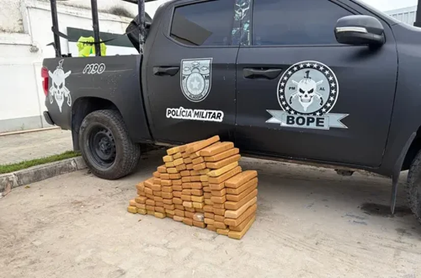 Idoso é preso com 100kg de maconha em Marechal Deodoro